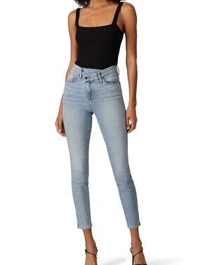 Good American Good Curve Skinny Crossover Jeans